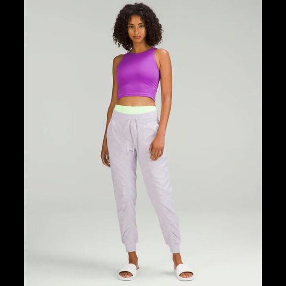 Lululemon Dance Studio Lined Mid-Rise Jogger Faint Color Lavender Size 10 - Picture 1 of 5